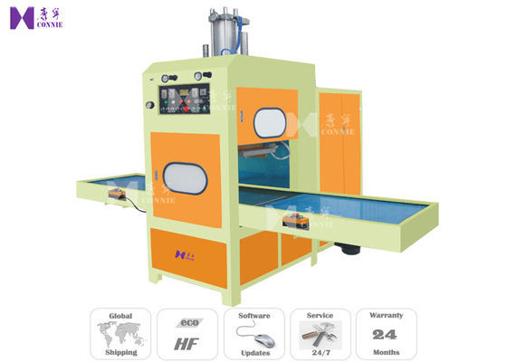 China Het Lassensnijmachine van HF 15KW voor Auto Geluiddichte Katoen/pvc-Leermat fabriek