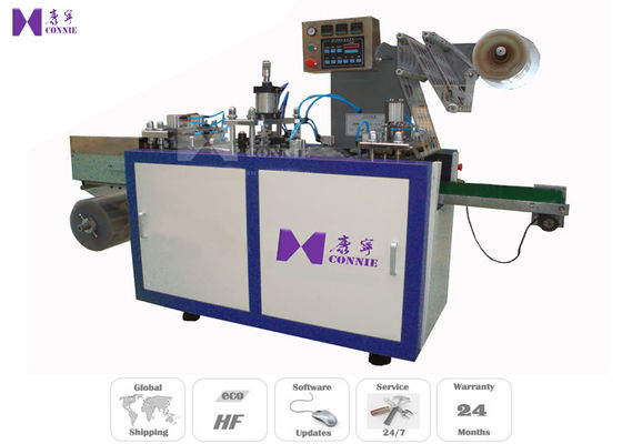 China Plastic Hitteblaar die Machine voor van de Sensorcontroles van Koffiedeksels het Pneumatische Systeem vormen fabriek